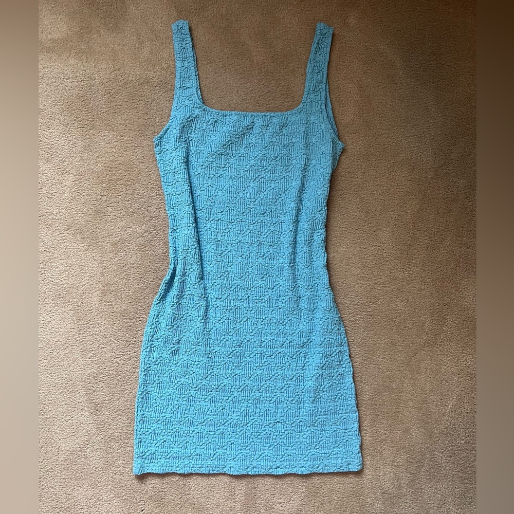 Blue body con dress, Elodie